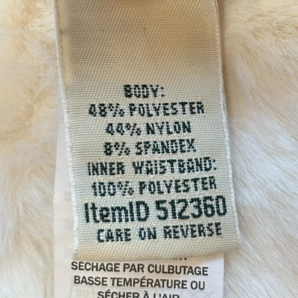 L.L. Bean Women's Black PrimaLoft Therma Stretch Fleece Pocket Tights/Leggings - Picture 14 of 15